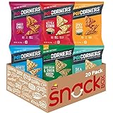 PopCorners Popped Corn Snacks, Sampler Pack Gluten Free, 1 Ounce (Pack of 20)