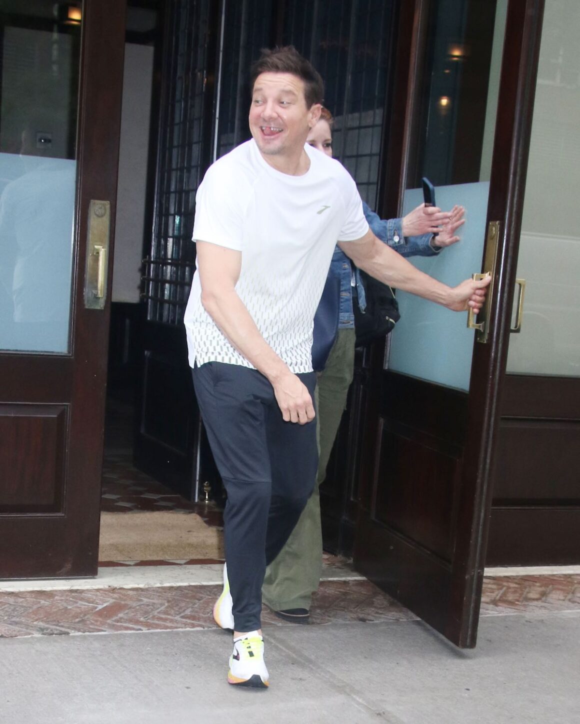 Jeremy Renner Out In New York City