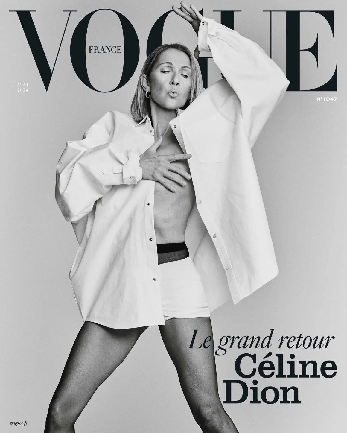 Celine Dion for Vogue France