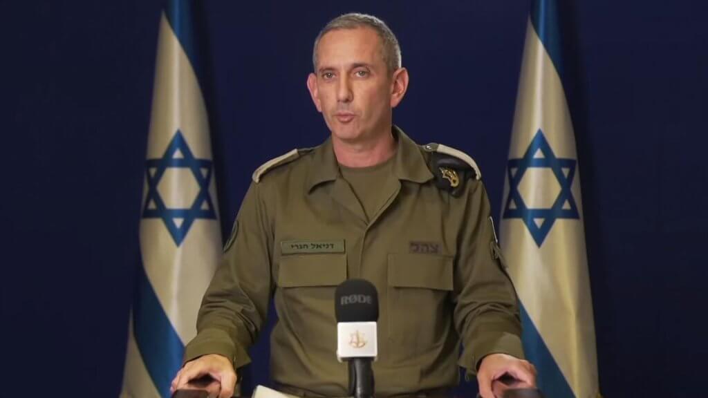 IDF Spokesperson Adm. Daniel Hagari. youtube.com